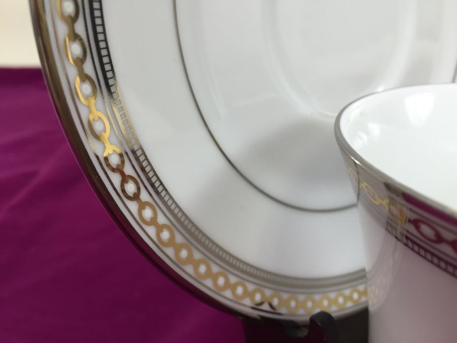 New Set Of Contemporary Fine China By Noritake LEGACY SPLENDOR 4267 With Box [Photo 7]