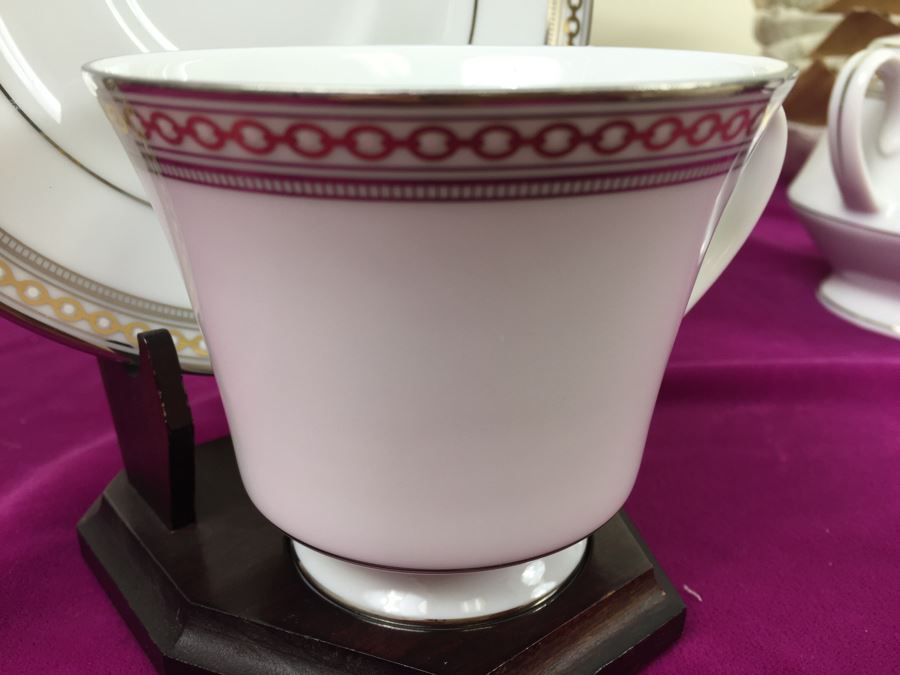 New Set Of Contemporary Fine China By Noritake LEGACY SPLENDOR 4267 With Box [Photo 6]