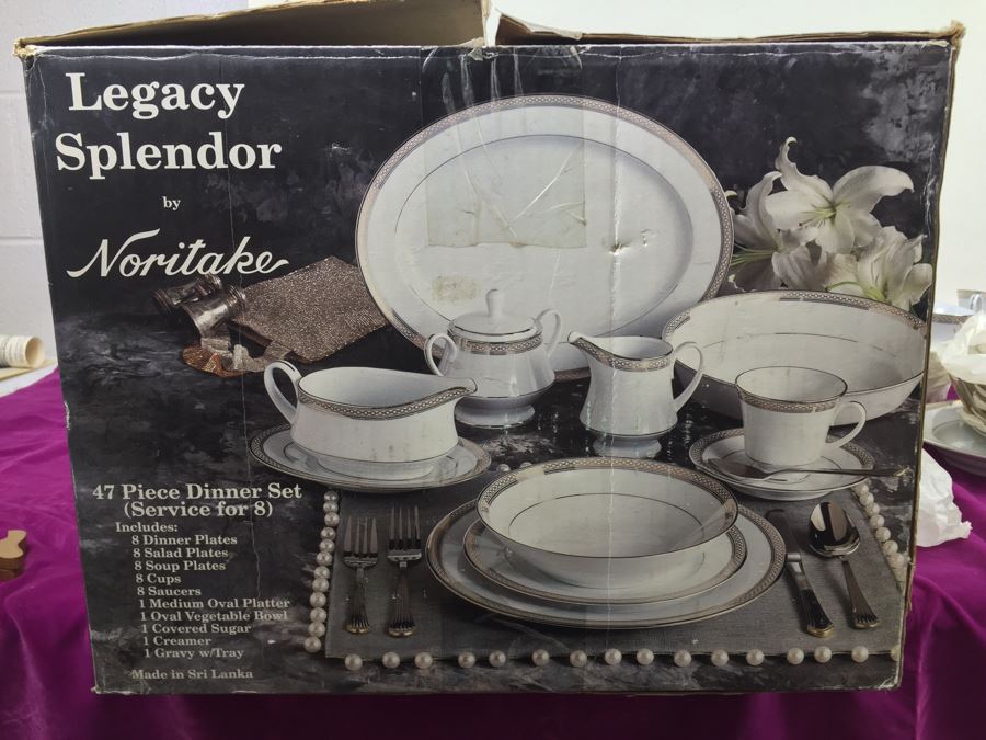 New Set Of Contemporary Fine China By Noritake LEGACY SPLENDOR 4267 With Box [Photo 3]