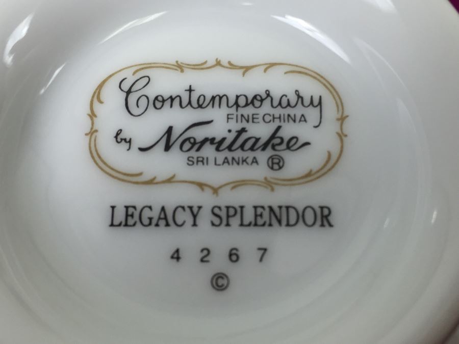 New Set Of Contemporary Fine China By Noritake LEGACY SPLENDOR 4267 With Box [Photo 19]