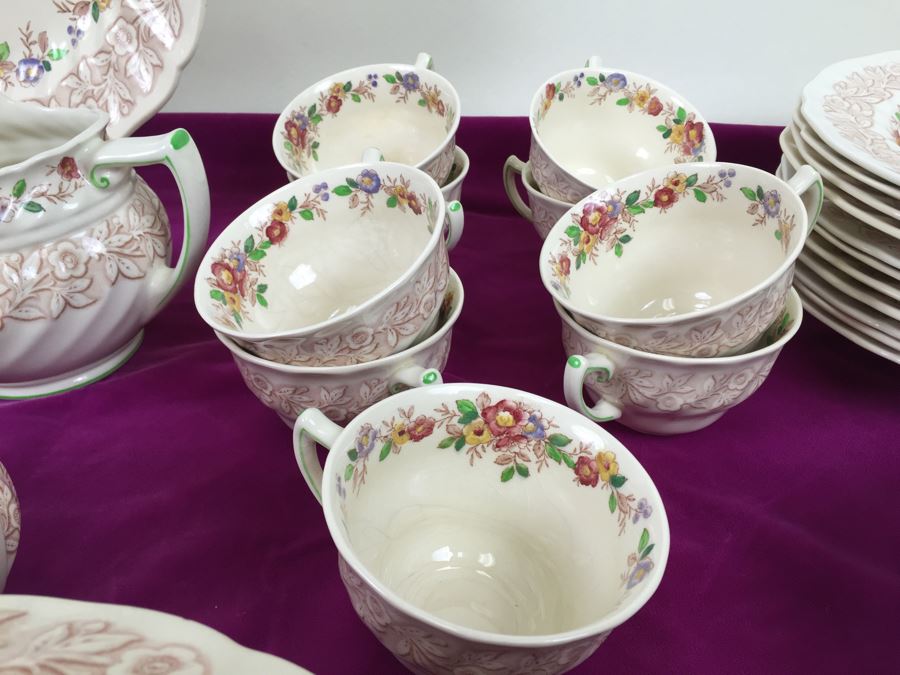 Vintage Royal Doulton Rhapsody China Set Made In England [Photo 16]
