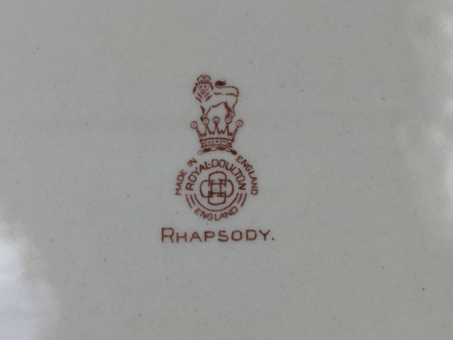 Vintage Royal Doulton Rhapsody China Set Made In England [Photo 28]