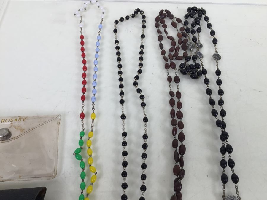 (4) Vintage Rosary Necklaces [Photo 6]