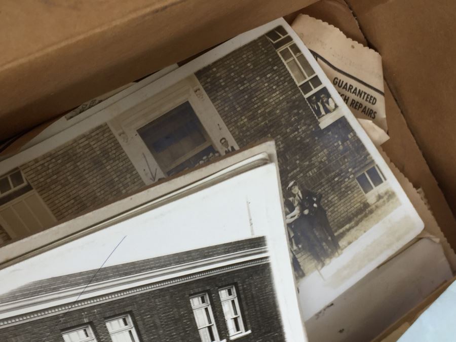 Keepsake Collectible Lot With Old B&W Photographs, War Related Ephemera, Military Ribbon, Bates College Memorabilia [Photo 16]