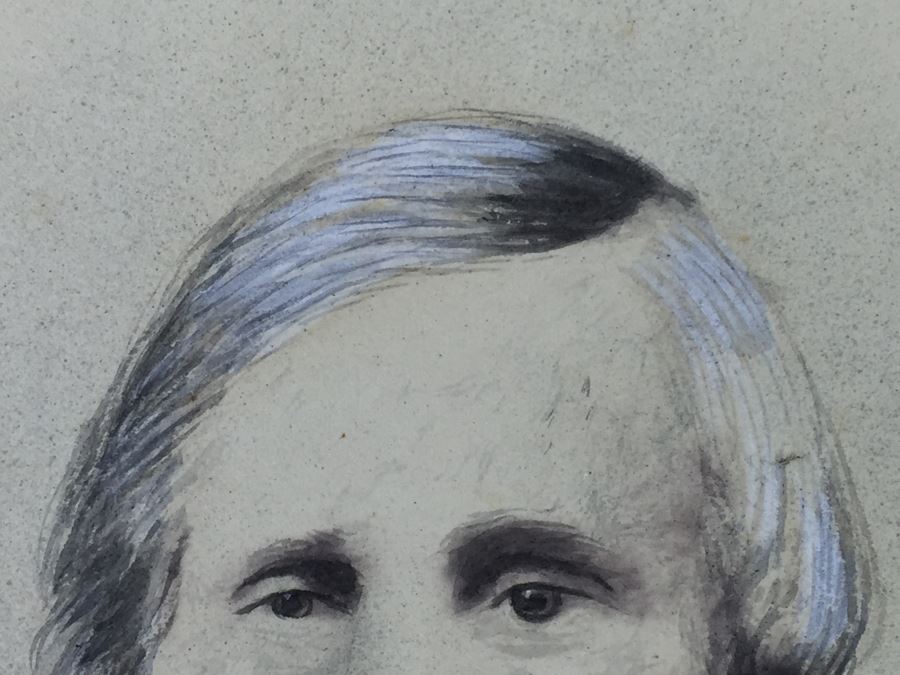 Hand Painted Portrait, Old B&W Photographs, Vintage Yellowstone Park Leather Scrapbook [Photo 6]