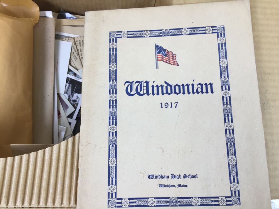 Hand Painted Portrait, Old B&W Photographs, Vintage Yellowstone Park Leather Scrapbook [Photo 15]