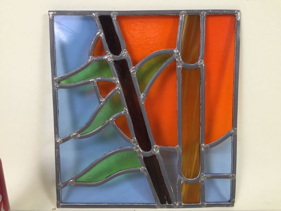 Bamboo Motif Stained Glass [Photo 2]