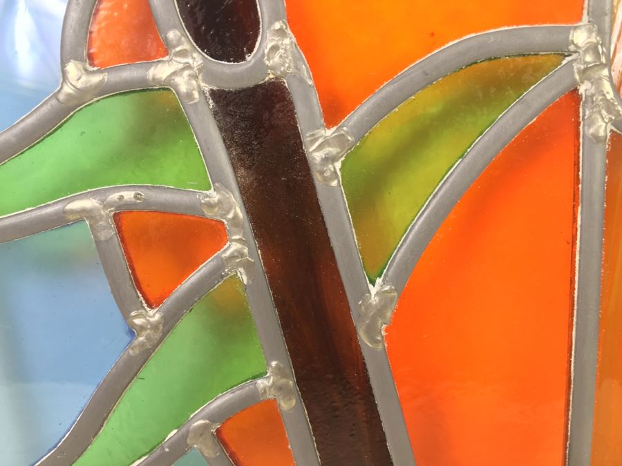 Bamboo Motif Stained Glass [Photo 3]