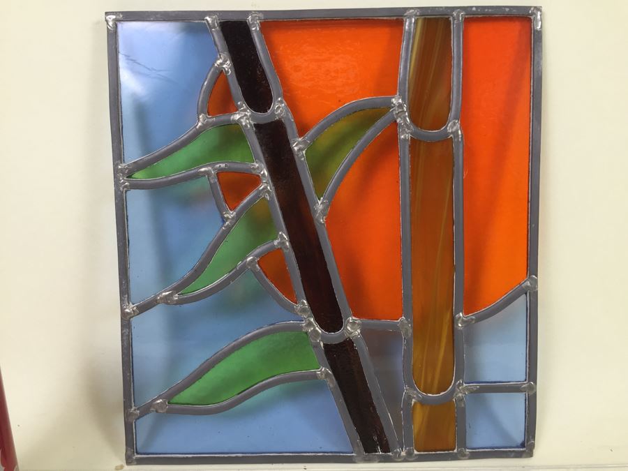Bamboo Motif Stained Glass [Photo 5]