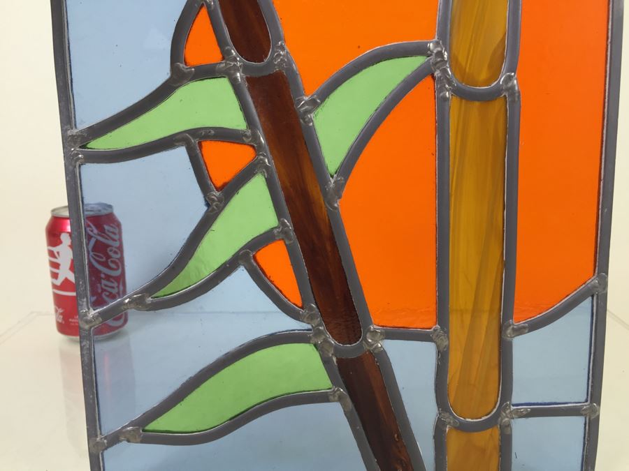 Bamboo Motif Stained Glass [Photo 6]