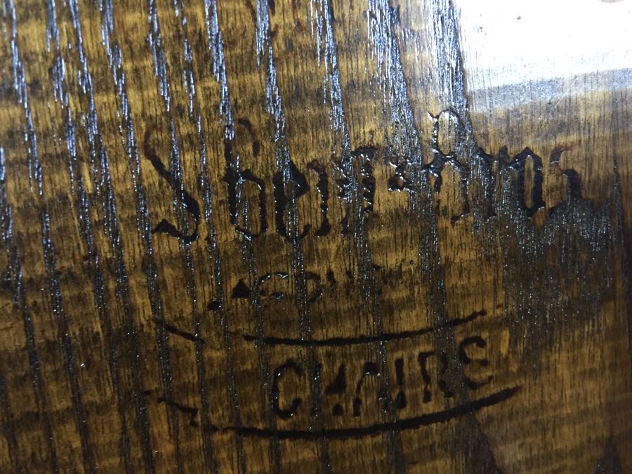 Solid S Bent & Bros Wooden Rocking Chair [Photo 8]