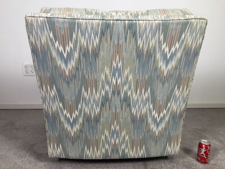 Reupholstered Mid-Century Chair With Ottoman [Photo 6]