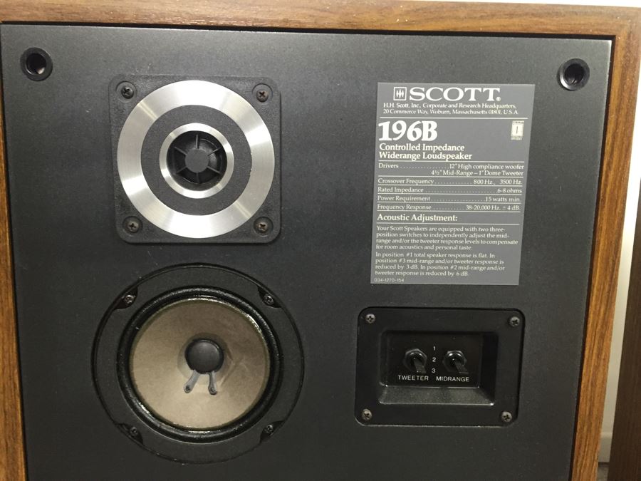 SCOTT 196B Speakers [Photo 7]