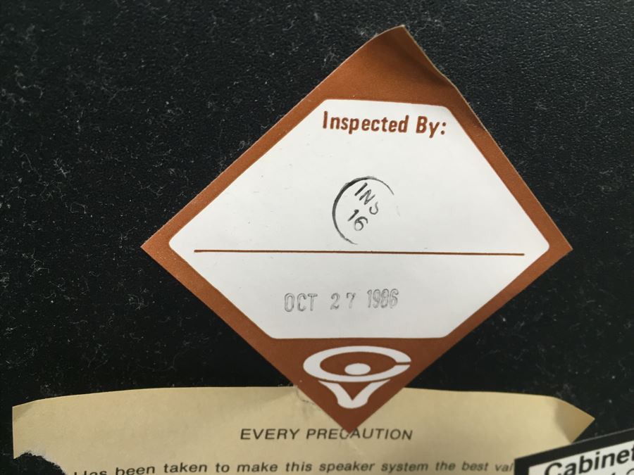 Cerwin-Vega D-3 Speakers [Photo 13]