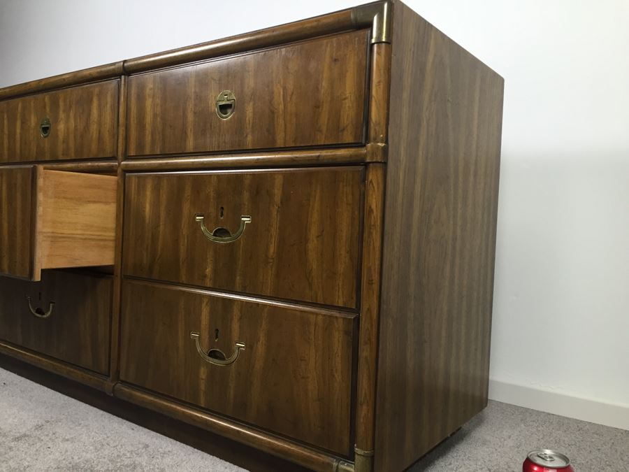 Hollywood Regency Drexel 9-Drawer Chest Of Drawers Dresser [Photo 14]