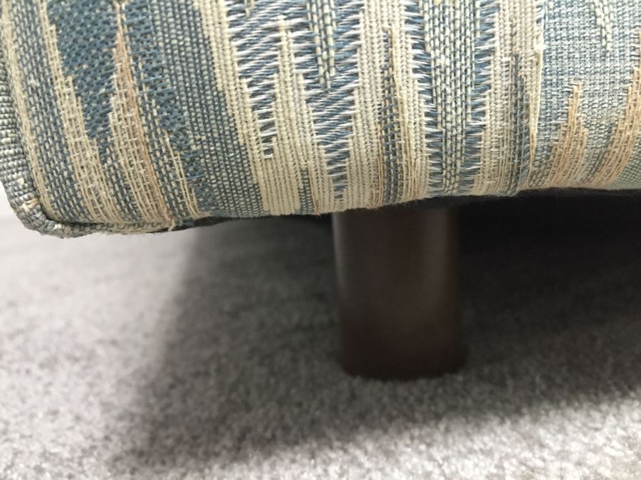 Reupholstered Mid-Century Long Sofa Couch [Photo 10]