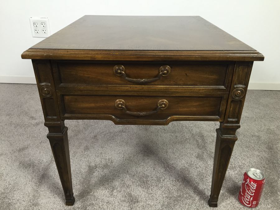 Drexel Heritage Side Table With Drawer [Photo 4]