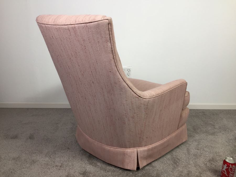 Mid-Century Pink Armchair Chair [Photo 3]