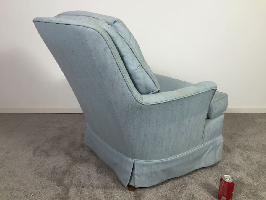 Mid-Century Light Blue Armchair Chair [Photo 3]