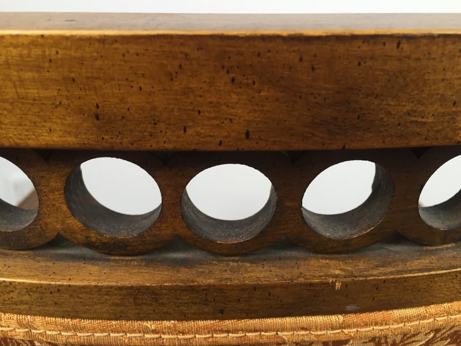 Tufted Armchair With Cane Sides [Photo 7]