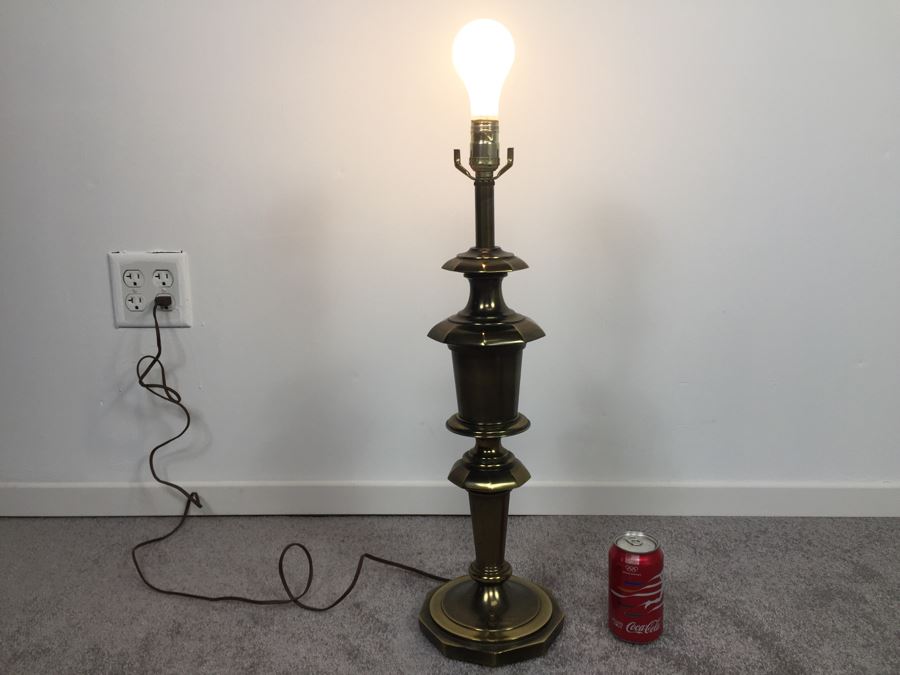 Heavy Brass Stiffel Lamp Without Shade [Photo 1]