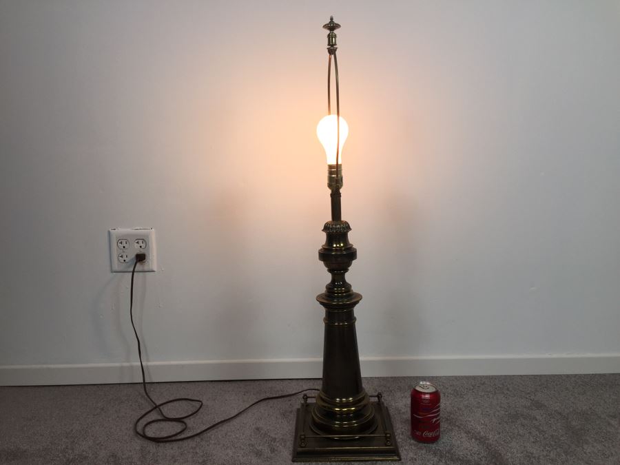 Heavy Brass Stiffel Lamp Without Shade [Photo 1]