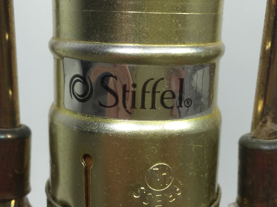 Heavy Brass Stiffel Lamp Without Shade [Photo 3]