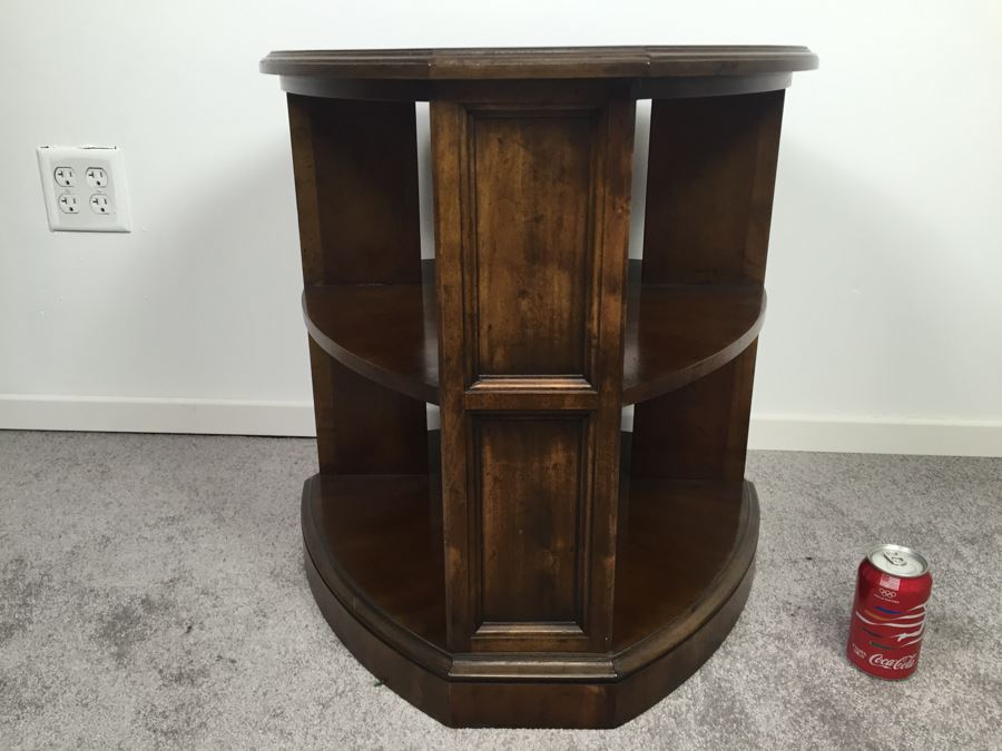 Vintage Heritage Wooden Three-Tier Side Table [Photo 1]