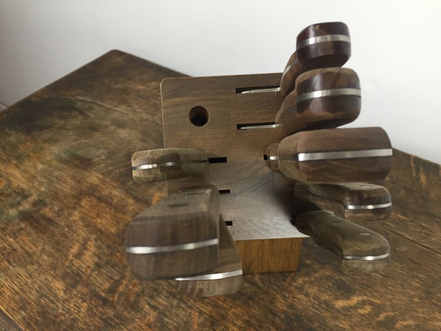 1776 The All Americans Knife Set With Holder [Photo 11]