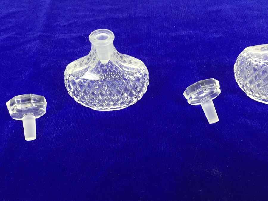 Lalique Glass Perfume Bottle Collection Some Signed Etched Lalique From Nina Ricci And Chanel No 5 [Photo 14]