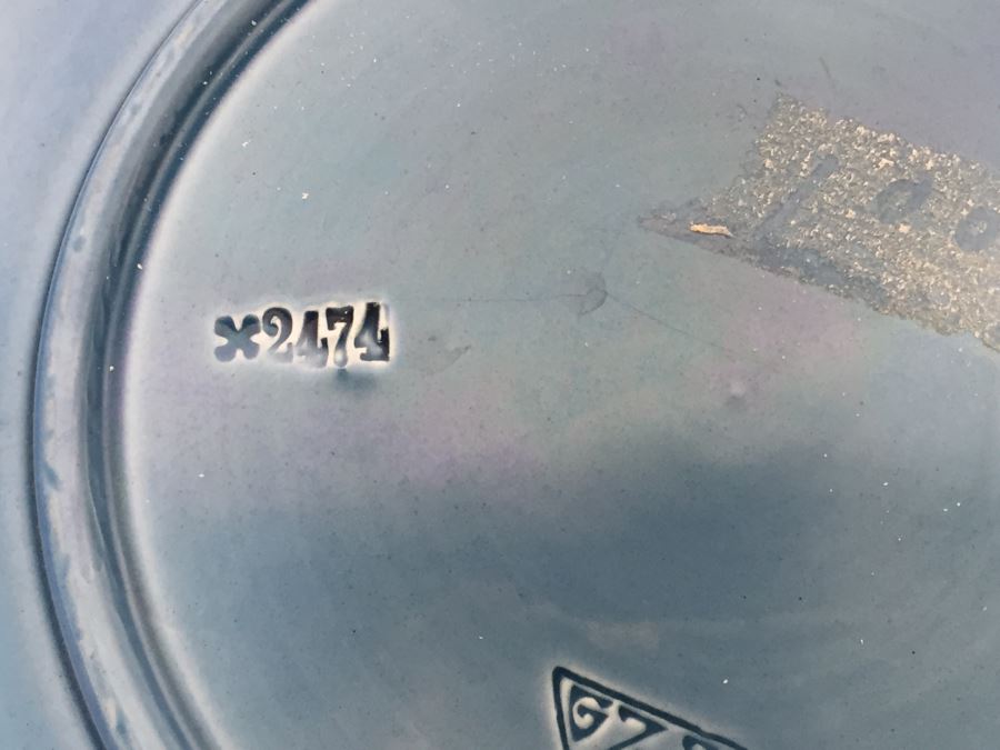 German Majolica Plate G Zell S Baden [Photo 8]