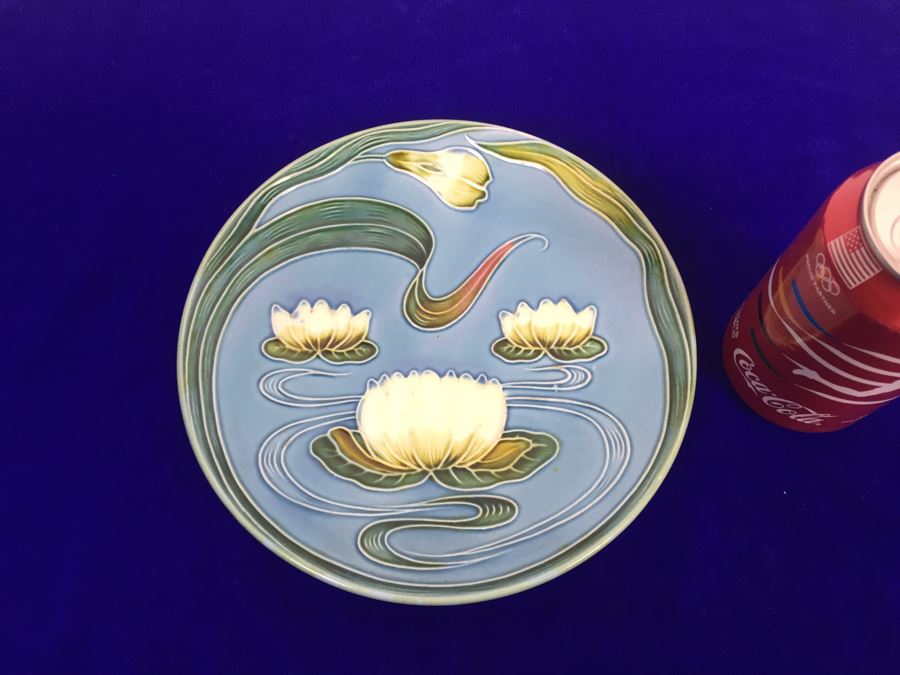 German Majolica Plate G Zell S Baden [Photo 1]