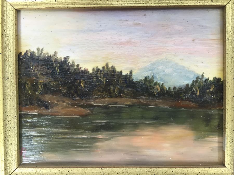 Pair Of Original Ruth Lovestedt Signed Oil Paintings In Nice Gilded Frames [Photo 2]