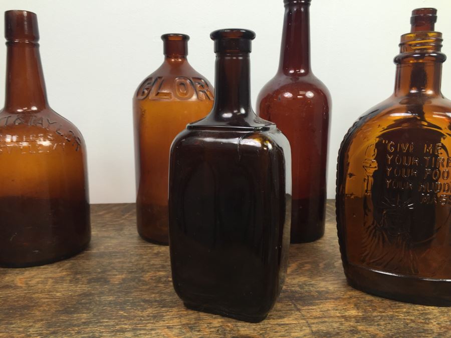 Collectible Amber Glass Bottles [Photo 6]
