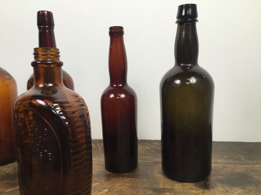 Collectible Amber Glass Bottles [Photo 8]
