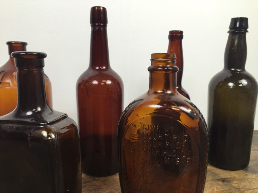 Collectible Amber Glass Bottles [Photo 7]