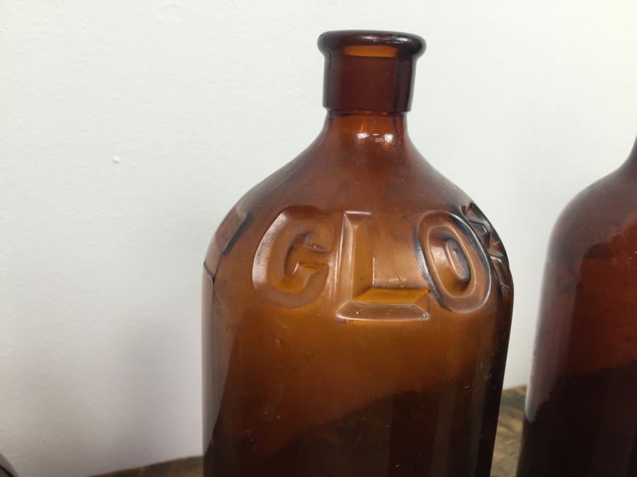 Collectible Amber Glass Bottles [Photo 5]