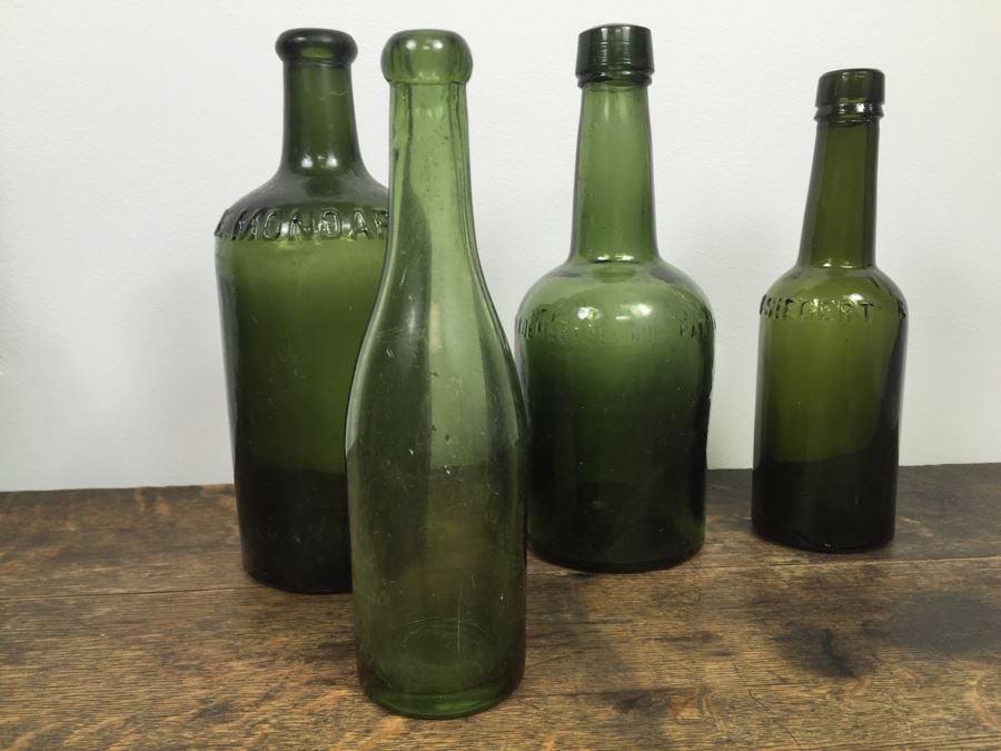 Collectible Green Glass Bottles [Photo 20]