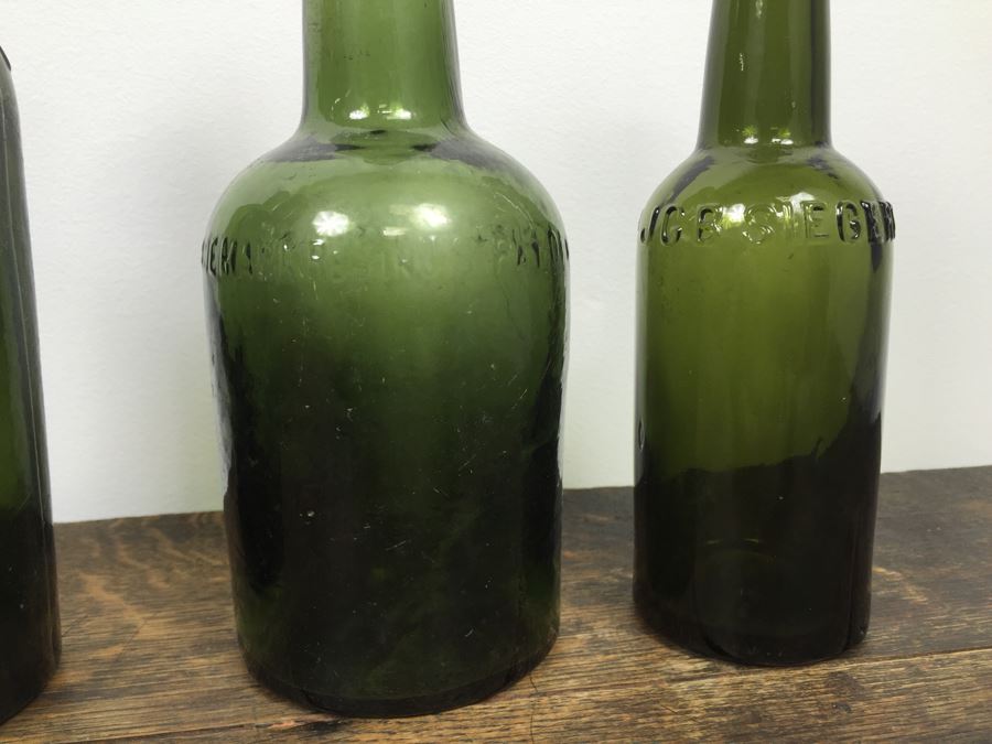 Collectible Green Glass Bottles [Photo 22]