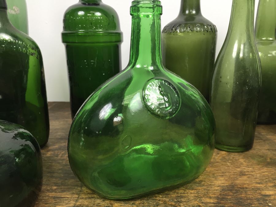 Collectible Green Glass Bottles [Photo 5]