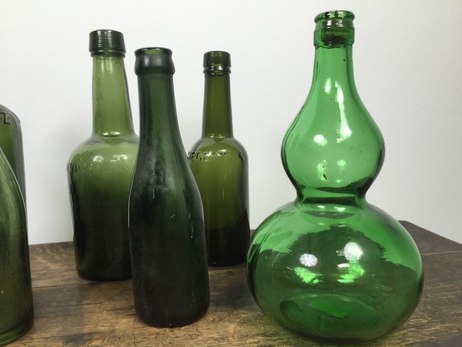 Collectible Green Glass Bottles [Photo 19]