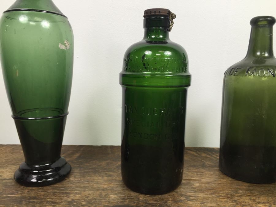 Collectible Green Glass Bottles [Photo 13]
