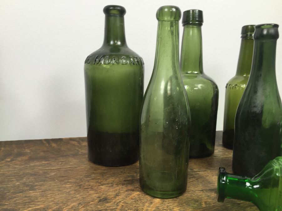 Collectible Green Glass Bottles [Photo 18]
