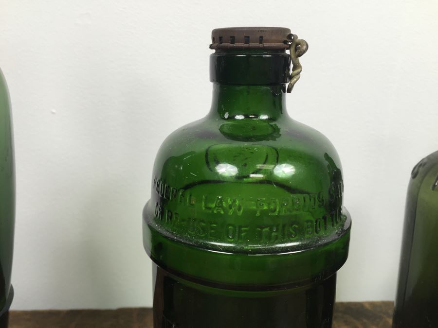 Collectible Green Glass Bottles [Photo 15]