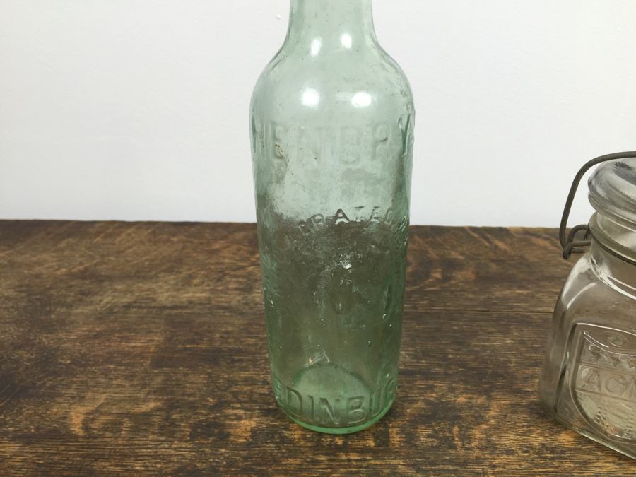 Collectible Clear Glass Advertising Bottles [Photo 23]