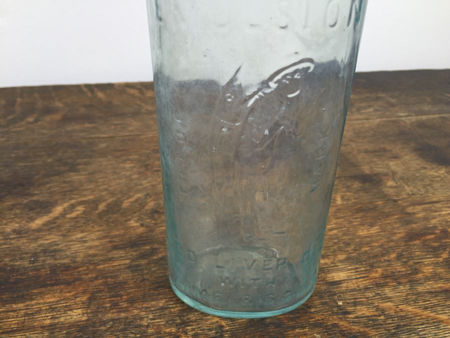 Collectible Clear Glass Advertising Bottles [Photo 20]