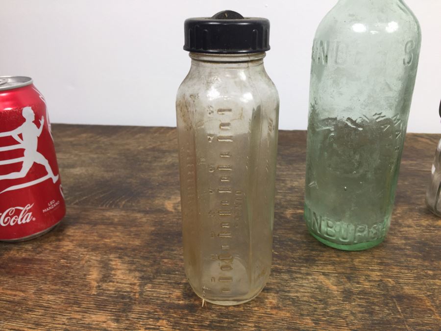 Collectible Clear Glass Advertising Bottles [Photo 27]