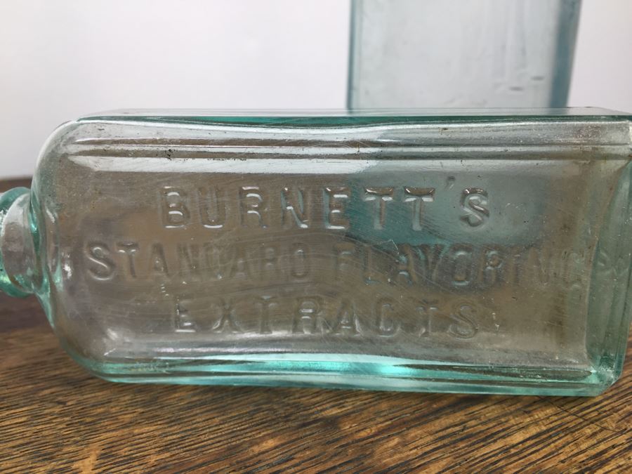 Collectible Clear Glass Advertising Bottles [Photo 7]