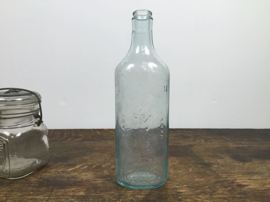 Collectible Clear Glass Advertising Bottles [Photo 17]