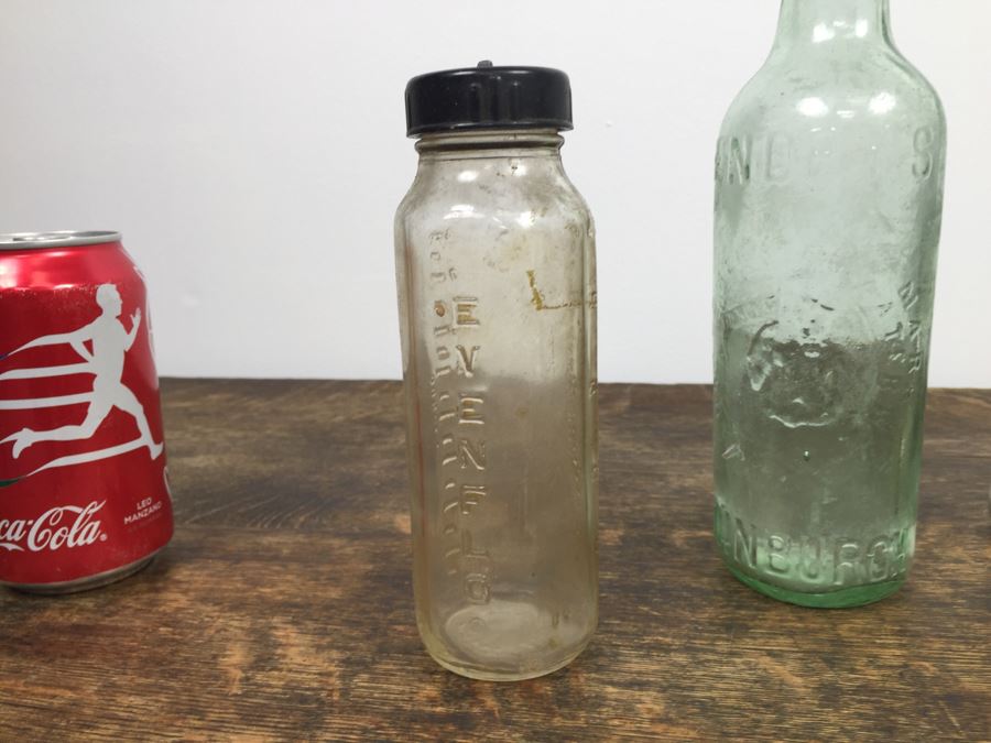 Collectible Clear Glass Advertising Bottles [Photo 25]
